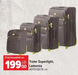 Carrefour Troler Superlight, Lamonza Ofertă
