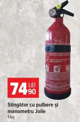 Carrefour Stingător cu pulbere și manometru Jolie Ofertă
