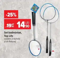 Carrefour Set badminton, Top Life Ofertă