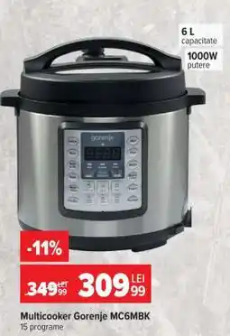 Carrefour Multicooker Gorenje MC6MBK Ofertă