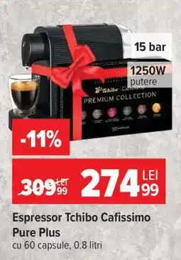 Carrefour Espressor Tchibo Cafissimo Pure Plus Ofertă