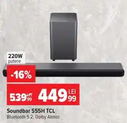 Carrefour Soundbar S55H TCL Ofertă