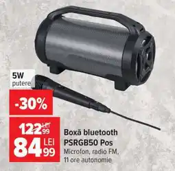 Carrefour Boxă bluetooth PSRGB50 Pos Ofertă