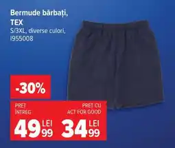 Carrefour Bermude bărbați, TEX Ofertă