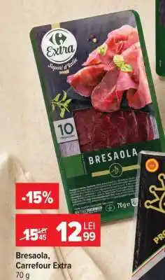 Carrefour Bresaola Carrefour Extra Ofertă