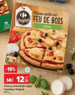 Carrefour Pizza cu brânză de capră, Carrefour Original Ofertă