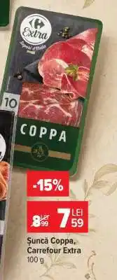 Carrefour Șuncă Coppa, Carrefour Extra Ofertă