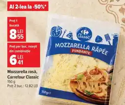 Carrefour Mozzarella rasă Carrefour Classic Ofertă