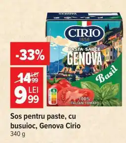 Carrefour Sos pentru paste, cu busuioc, Genova Cirio Ofertă
