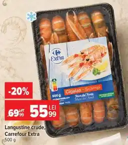 Carrefour Langustine crude Carrefour Extra Ofertă