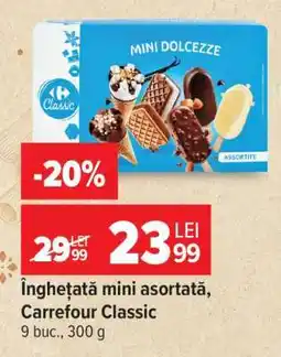 Carrefour Înghețată mini asortată Carrefour Classic Ofertă