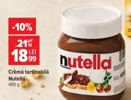 Carrefour Cremă tartinabilă Nutella Ofertă