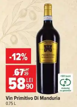 Carrefour Vin Primitivo di Manduria Ofertă