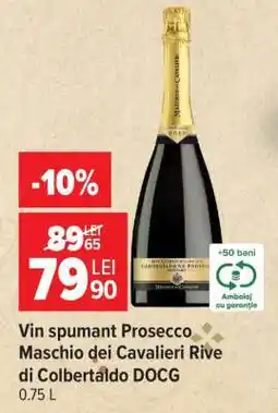 Carrefour Vin spumant Prosecco Maschio dei Cavalieri Rive di Colbertaldo DOCG Ofertă