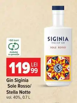 Carrefour Gin Signia Sole Rosso/Stella Notte Ofertă