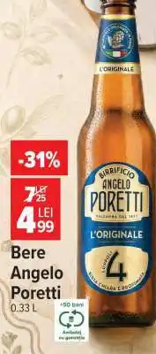 Carrefour Bere Angelo Poretti Ofertă