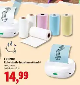 Lidl TRONIC Role hârtie imprimantă mini Ofertă