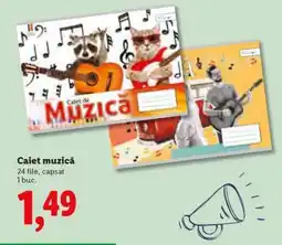 Lidl Caiet muzică Ofertă