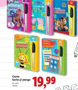 Lidl Carte Scrie și șterge Ofertă