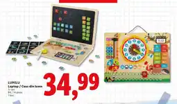 Lidl LUPILU Laptop / Ceas din lemn Ofertă