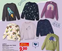 Lidl LUPILU Bluză molton, fete / băieți Ofertă