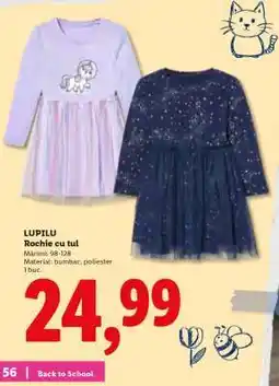 Lidl LUPILU Rochie cu tul Ofertă
