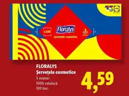 Lidl FLORALYS Șervețele cosmetice Ofertă