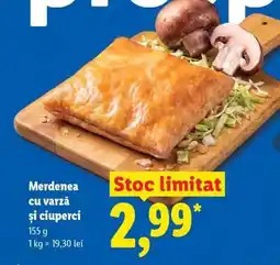 Lidl Merdenea cu varză și ciuperci Ofertă