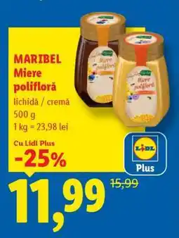 Lidl MARIBEL Miere polifloră Ofertă