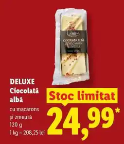 Lidl DELUXE Ciocolată albă Ofertă