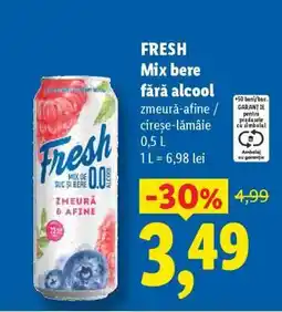 Lidl FRESH Mix bere fără alcool Ofertă