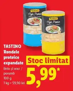 Lidl Tastino Rondele proteice expandate Ofertă
