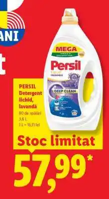 Lidl PERSIL Detergent lichid lavandă Ofertă