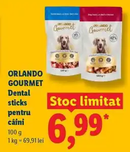 Lidl ORLANDO GOURMET Dental sticks pentru câini Ofertă