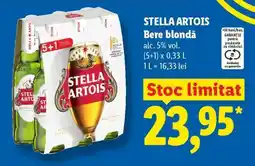 Lidl STELLA ARTOIS Bere blondă Ofertă