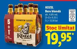 Lidl KOZEL Bere blondă Ofertă