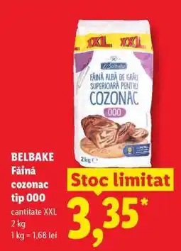 Lidl BELBAKE Făină cozonac tip 000 Ofertă