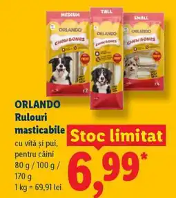 Lidl ORLANDO Rulouri masticabile Ofertă