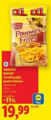 Lidl HARVEST BASKET Cartofi prăjiți pentru friteuză Ofertă