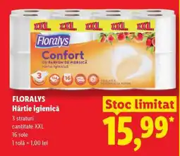 Lidl FLORALYS Hârtie igienică Ofertă