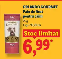 Lidl ORLANDO GOURMET Pate de ficat pentru câini Ofertă