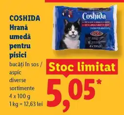 Lidl COSHIDA Hrană umedă pentru pisici Ofertă