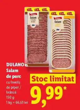Lidl DULANO Salam de porc Ofertă