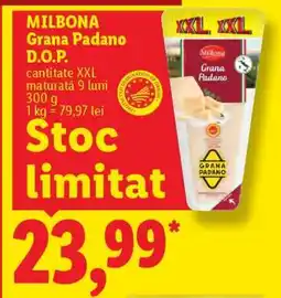 Lidl MILBONA Grana Padano D.O.P Ofertă