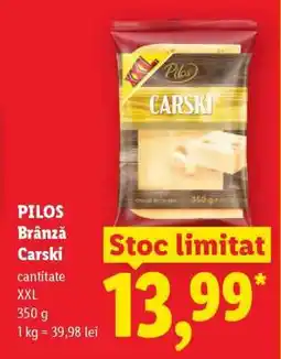 Lidl Pilos Brânză Carski Ofertă