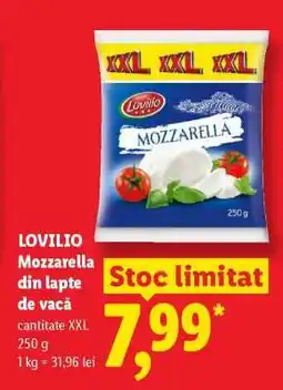 Lidl LOVILIO Mozzarella din lapte de vacă Ofertă