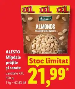 Lidl ALESTO Migdale prăjite și sărate Ofertă