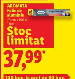 Lidl Aromata Folie de aluminiu Ofertă