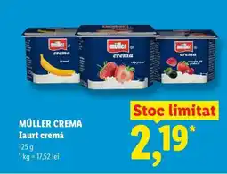 Lidl MÜLLER CREMA Iaurt cremă Ofertă