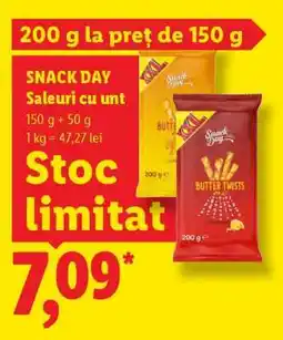 Lidl Snack Day Saleuri cu unt Ofertă